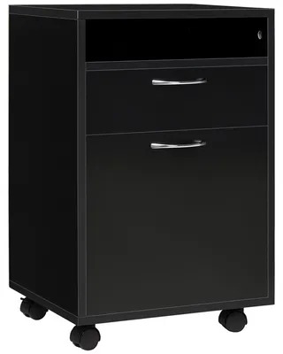 Produktbild von HOMCOM Rollcontainer Aktenschrank Bürocontainer mit Schublade Büroschrank