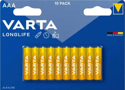 Zdjęcie produktu dla Varta Longlife AAA Jednorazowa mini bateria alkaliczna do rysika