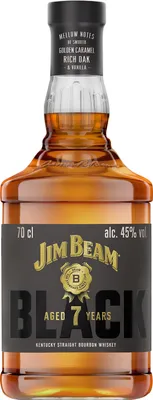Produktbild von Jim Beam Black Label - 7 Jahre - Kentucky Straight Bourbon Whiskey