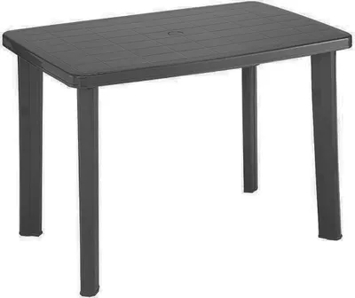 Produktbild von Gartentisch Outdoortisch Terrassentisch Outdoor Anthrazit 100x70x72cm