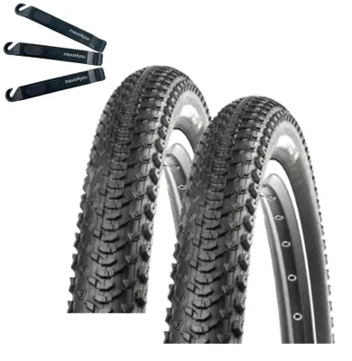 Obrázok produktu pre 2 x pneumatiky Kenda K-1104 na bicykel, rozmer 27,5 x 2.10 (52-584), čierna farba, vrátane páčidiel na montáž