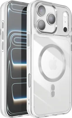 Produktbild von Avizar, Hülle iPhone 17 Pro Max Cristal Color MagSafe-kompatibel, Silber