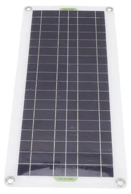 Obrázek produktu pro Solární panel 12 V až 220 V, 30 W, sada solárního měniče a nabíječky baterií o výkonu 220 W pro kempování a turistiku