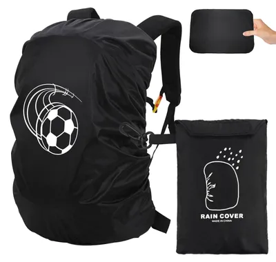 Produktbild von Regenhülle für Rucksack – Wasserdichter Schutz mit reflektierendem Muster
