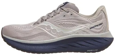 Immagine prodotto di Scarpe da corsa Saucony Ride 18, modello da uomo, colore grigio/blu navy, taglia EU 45