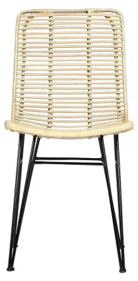 Produktbild von Stuhl Rattan Metall natürlich modern