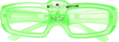 Produktbild von Im Dunkeln leuchtende Brille für Kinder, 3 Leuchtmodi, Leuchtrahmen, batteriebetrieben, Herzform, Cosplay, Geburtstagsparty, Foto-Requisite, LED-Brille