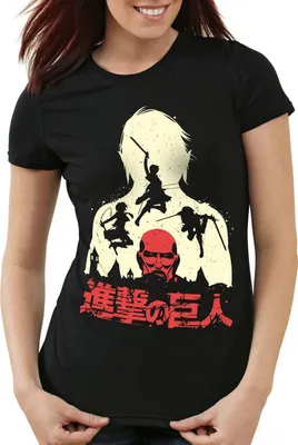 Produktbild von style3 Titan Fight Damen T-Shirt Aot on Attack, Größe:XS