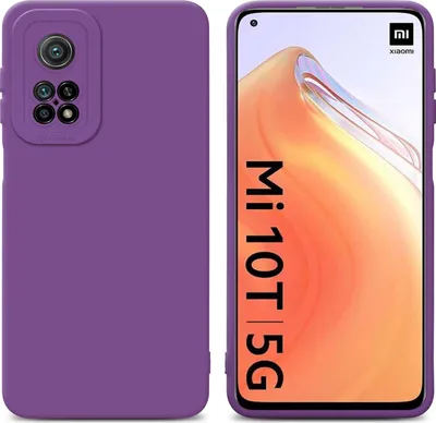 Produktbild von Cadorabo Hülle für Xiaomi Mi 10T / Mi 10T PRO Schutz Hülle in Lila TPU Silikon Etui Case Handyhülle