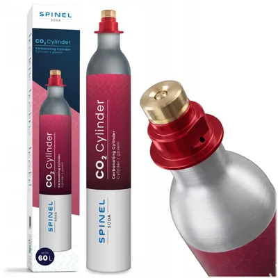 Zdjęcie produktu dla Butla z CO2 kompatybilna z systemem SpinelSoda Quick Change – wkład zamienny do urządzenia do gazowania wody