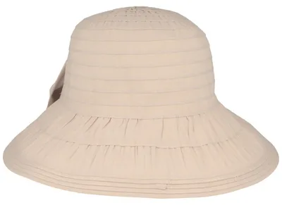 Rollbarer Freizeithut aus Ripsborte von Hut-Breiter in beige