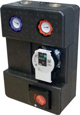 Produktbild von SUNEX® Heizkreisstation GPO S DN25 WILO Pumpengruppe mit Stellmotor Heizkreisset Umwälzpumpe für Heizungsanlagen Kühlsysteme Fußbodenheizung