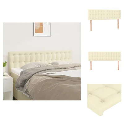 Produktbild von vidaXL Kopfteile 2 Stk. Creme 72x5x78/88 cm Kunstleder -  Kopf- & Fußenden