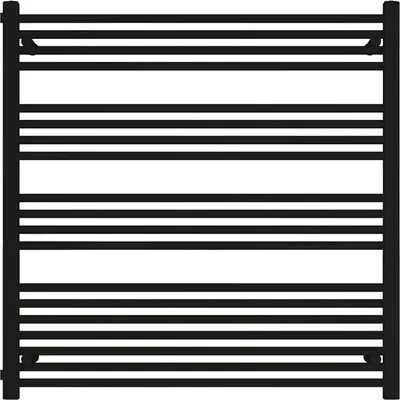 Produktbild von Badheizkörper mit Seitenanschluss Schwarz 1000x1000Anschluss 900mm ohne Heizstab