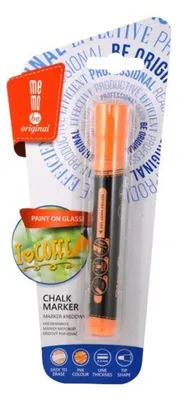 Produktbild von MemoBe Marker kredowy neon pomarańczowy