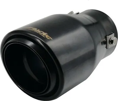 Produktbild von Simoni Racing TRX/108N Auspuffblende Endrohr Blende Ø90mm 150mm Rund Gerade Schwarz Edelstahl