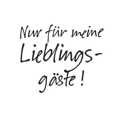 Produktbild von 20 Servietten Lieblingsgäste 33x33cm