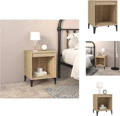 Immagine prodotto di vidaXL Comodino rovere Sonoma 40x35x50 cm - Comodini