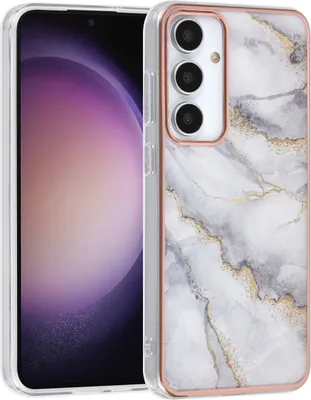 Produktbild von UNIQ Accessory Galaxy S24 Plus Backcover hoesje - Marble Grey