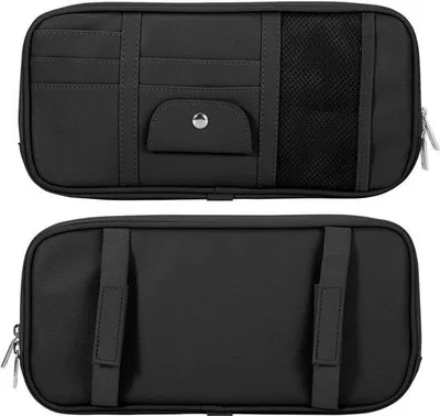 Produktbild von Famanu Auto-Organizer für Sonnenblenden – Schwarz