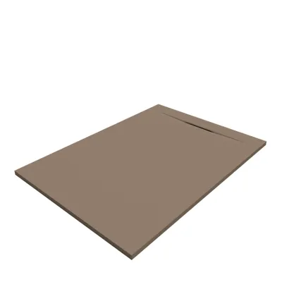 Produktbild von SANYCCES SIENA Rechteckige Duschwanne SanyDur Gel Coat 90 x70 cm, Moka