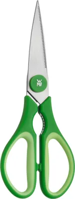 Produktbild von WMF Touch Küchenschere 21 cm, Haushaltsschere mit Sägeschliff, Cromargan Edelstahl Kunststoffgriff, grün