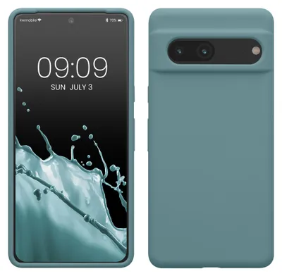 Produktbild von kwmobile Handyhülle für Google Pixel 7 Hülle, für Pixel 7 Case - Hülle Silikon - kabelloses Laden - Antique Stone