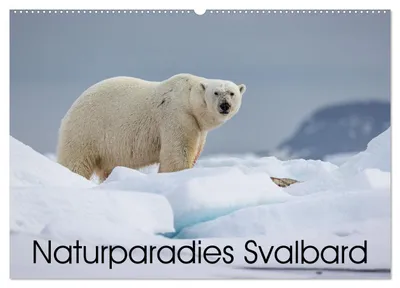 Produktbild von Naturparadies Svalbard (Wandkalender 2027 DIN A2 quer), CALVENDO Monatskalender