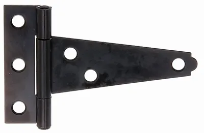 Produktbild von Alberts 865467 Kistenband | mit vernietetem Stift | schwarzer Tauchlack | Band: 75 mm | Scharnier: 60 mm | 25er Set