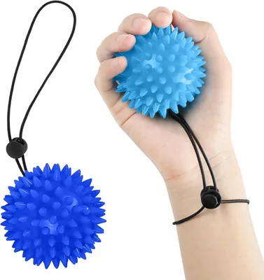Productafbeelding van Anti-stress handbal, 2 weerstandsniveaus, 4.5 kg en 9 kg, voor handrevalidatie