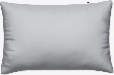 Produktbild von Kissenbezug 70x90 cm Mikrofaser, Allergiker Kopfkissenbezug - Wolkenfeld - Versteckter Reißverschluss, Unifarben Hellgrau
