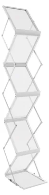 Immagine prodotto di Portariviste, da appoggio, design salvaspazio, argento