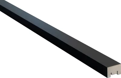 Produktbild von HEXIM 2,7m Lamellen MDF Holz - Lamellenwand Raumteiler Top Design Holzlamellen Wandverkleidung - (4 Stück - Black Edition) Lamellen Raumakustik Ökologisch