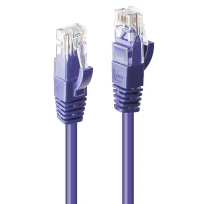 Produktbild von Lindy 48130, 30 m, Cat6, U/UTP (UTP), RJ-45, RJ-45, Violett