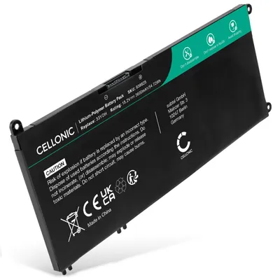 Produktbild von CELLONIC 1x Akku für Notebook Kompatibel mit Dell Latitude 3500, G3 15, Latitude 3400, 33YDH - (3600mAh, 15.2V)