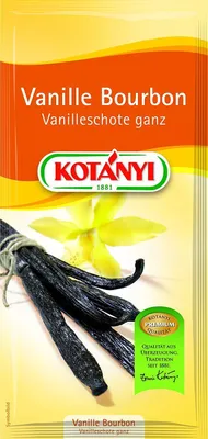 Produktbild von Kotanyi Bourbon ganze Vanillenschote verfeinert alle Süßspeisen 30g