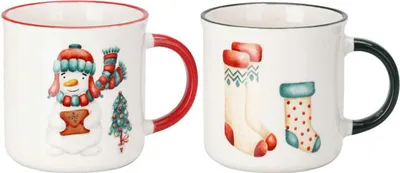 Obrázek produktu pro Excellent Houseware Vánoční hrnek - Sněhulák 300 ml