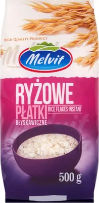 Zdjęcie produktu dla Melvit Ryżowe Płatki Błyskawiczne 500 G