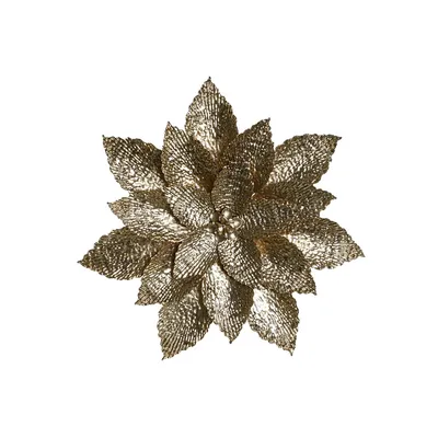 Obrázek produktu pro Nástěnná dekorace DKD Home Decor 56 x 4,5 x 56 cm Flower Gold Modern
