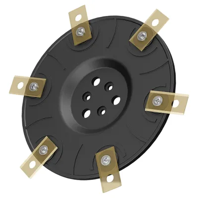 Immagine prodotto di Lama compatibile con i robot Worx Landroid, modelli 6 lame / 6 taglierine, adatti ai modelli M500, M700, WR167E, WR141E, Vision M600, Vision Cloud 2WD, con larghezza di taglio di 18 cm