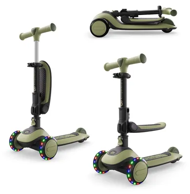 Immagine prodotto di Kinderkraft HALLEY 2 Monopattino 2 in 1 pieghevole con manubrio regolabile Verde