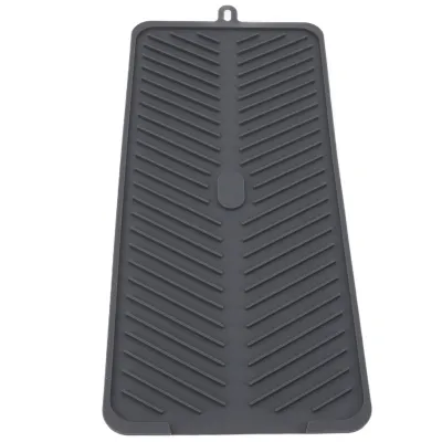 Image de Tapis d'égouttage en silicone,Tapis d'égouttage en silicone pour ustensiles de cuisine,Tapis d'égouttage en silicone,Tapis d'égouttage pliable pour ustensiles de cuisine,Tapis d'égouttage pour ustensiles de cuisine