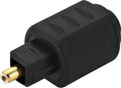 Produktbild von Goobay TOSLINK Digital Audio-Adapter, Mini-TOSLINK zu TOSLINK - 3,5 mm mini Toslink-Kupplung > Toslink-Stecker