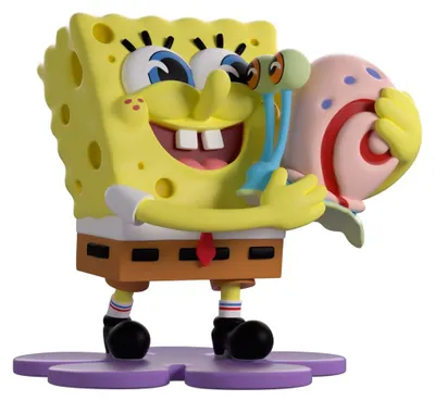 Produktbild von SpongeBob Schwammkopf Vinyl Figur Spongebob & Gary 9 cm