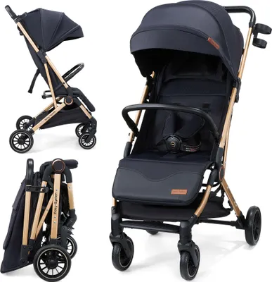 Obrázok produktu pre Kočík Moby-System LENA GOLD PRO s funkciou kufra – ľahký 6,7 kg, systém skladania jednou rukou CLICK & FOLD, kolesá EVA s odpružením, do 22 kg, 6–48 mesiacov