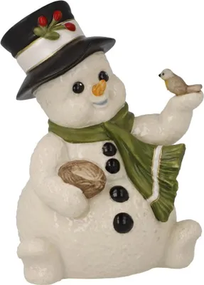 Productafbeelding van Figuur sneeuwpop - Behaaglijk plekje Kerstmis