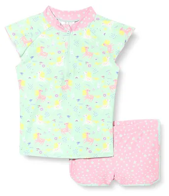 Produktbild von Playshoes zweiteilig Schwimmshirt Badeshorts Badebekleidung Unisex Kinder,Einhor