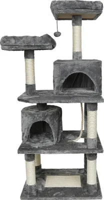 Produktbild von Kratzbaum für Katzen, 145 cm Katzenbaum Kletterbaum Katzenkratzbaum, Katzenmöbel
