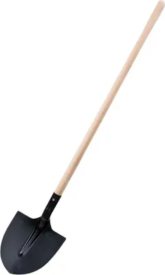 Produktbild von Famanu Schaufel mit Holzgriff - schwarz - 27 cm