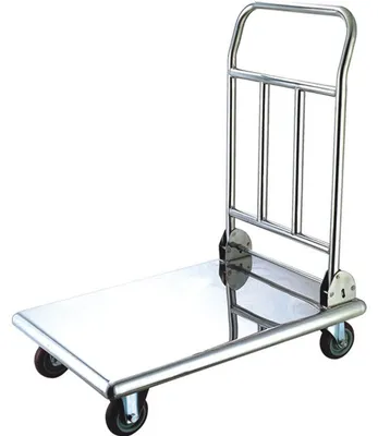 Produktbild von Thermobox-Transportwagen aus Edelstahl, Traglast 150 kg, 740 x 480 x 870 mm (BxTxH)